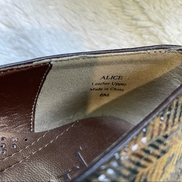 J.Renee Vintage Alice Shoes Square Toe Size 6M - Picture 5 of 10